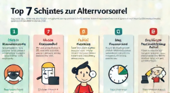 Das sind die Top 7 Schritte beim Altersvorsorge