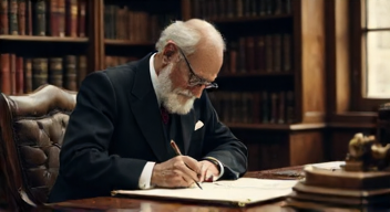 Ich bin Sigmund Freud, Vater der Psychoanalyse, 1856-1939. Wie beeinflusst die Psyche die Investitionsentscheidungen? (6/10)