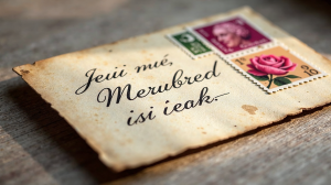 Julie Hausmann: Die vergängliche Schönheit des Lebens in Trauerbriefmarken